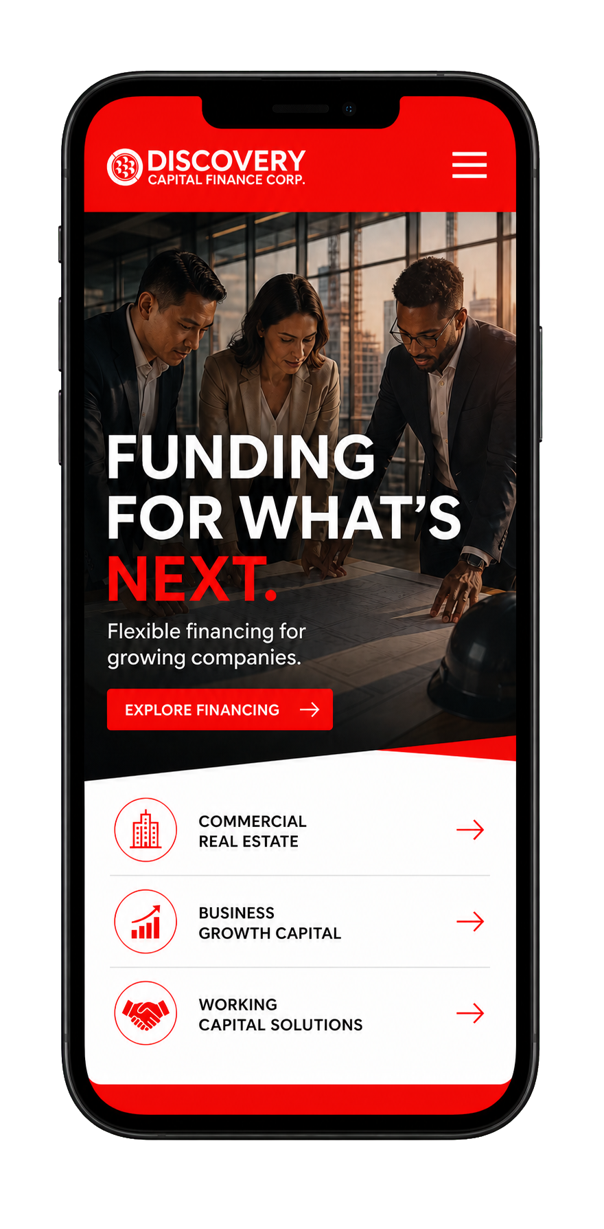 Discovery mobile application